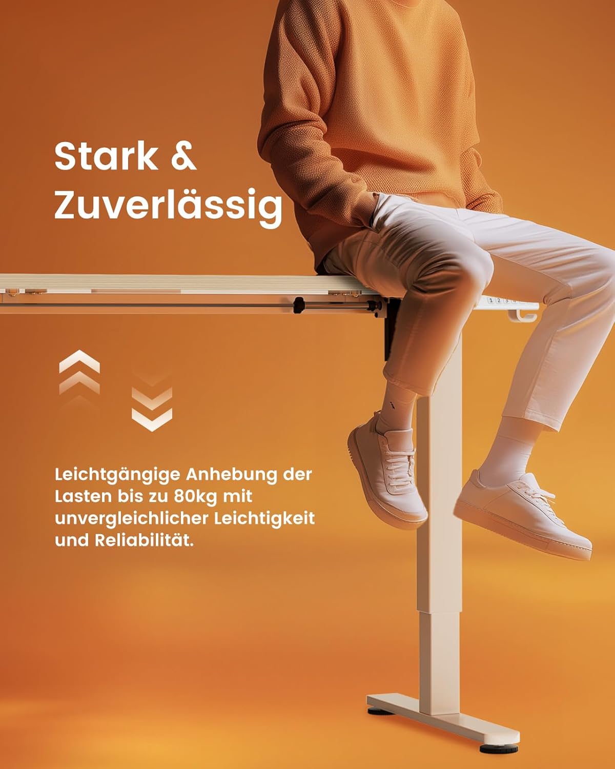 Thumbnail 4 de ErGear elektrisch höhenverstellbarer Schreibtisch 100×60 cm