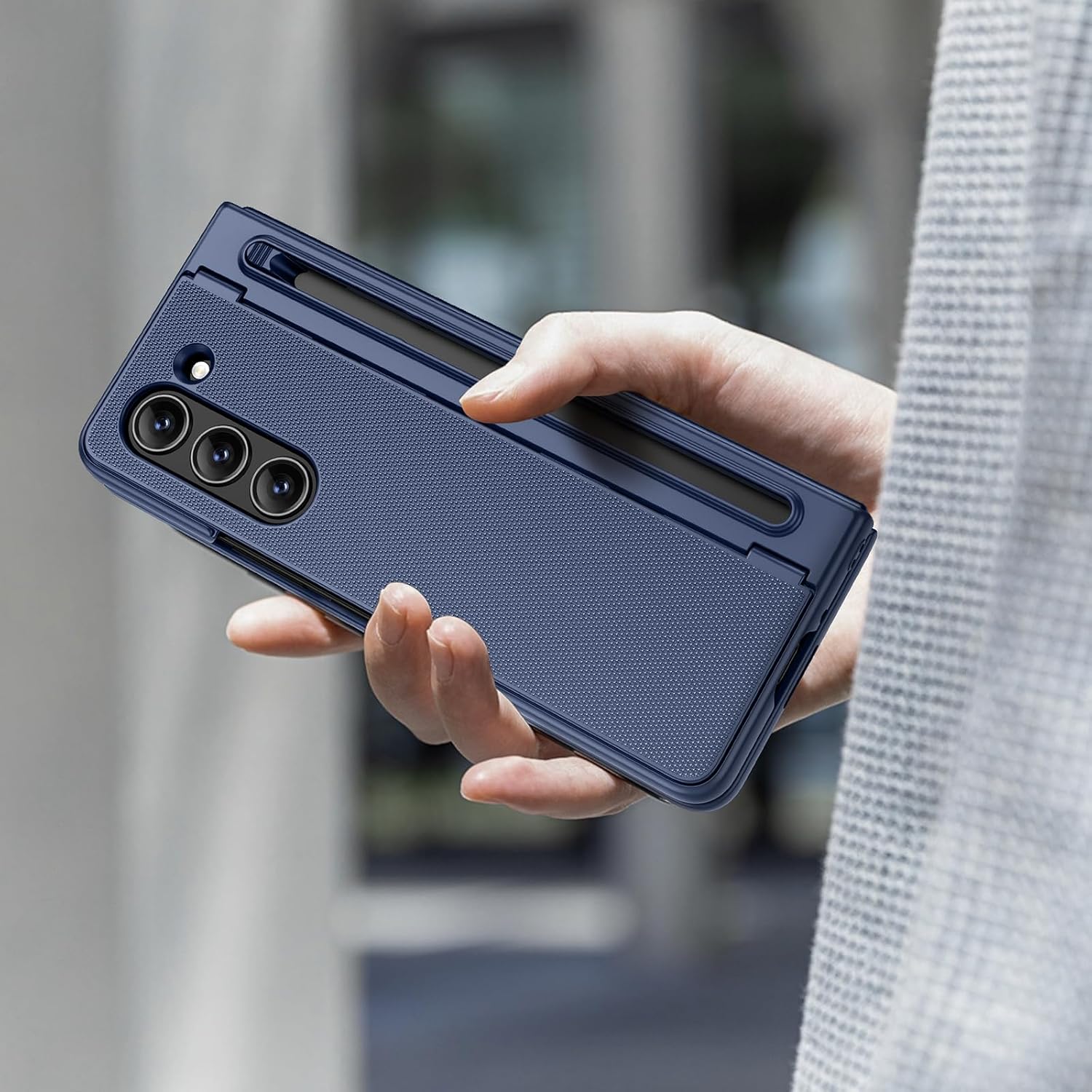 Thumbnail 6 de Z Fold 5 case with built in S Pen holder