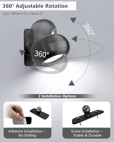Detalle de LuminexDesigns Lampe LED sans fil 3000K-6500K ⚙