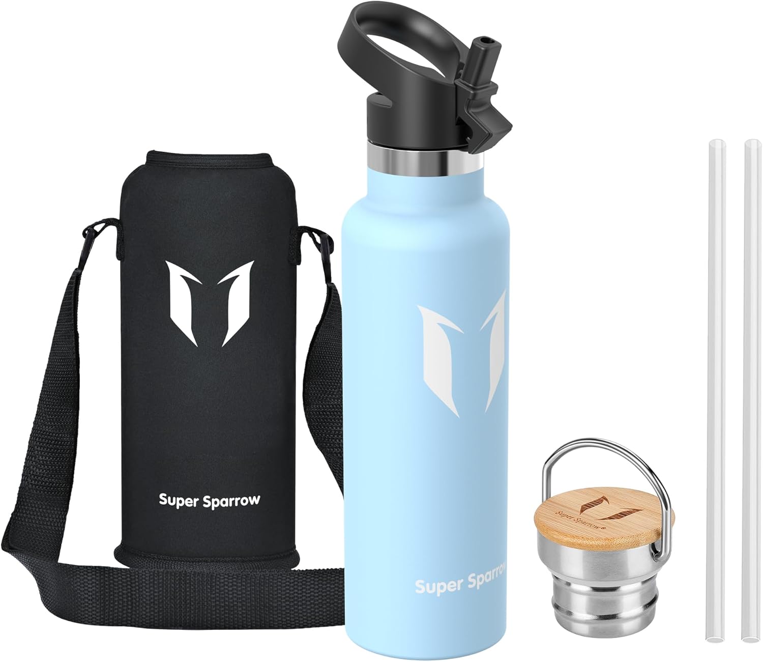 Detalle de Super Sparrow Borraccia Bambini 620ml: borraccia termica senza perdite, BPA free
