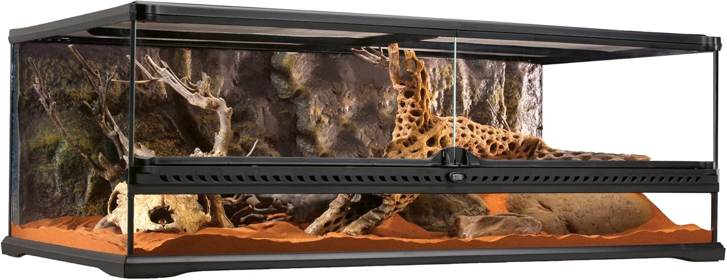 Detalle de Exoterra Terrarium en Verre pour Reptiles et Amphibiens 20 x 20 x 30 cm