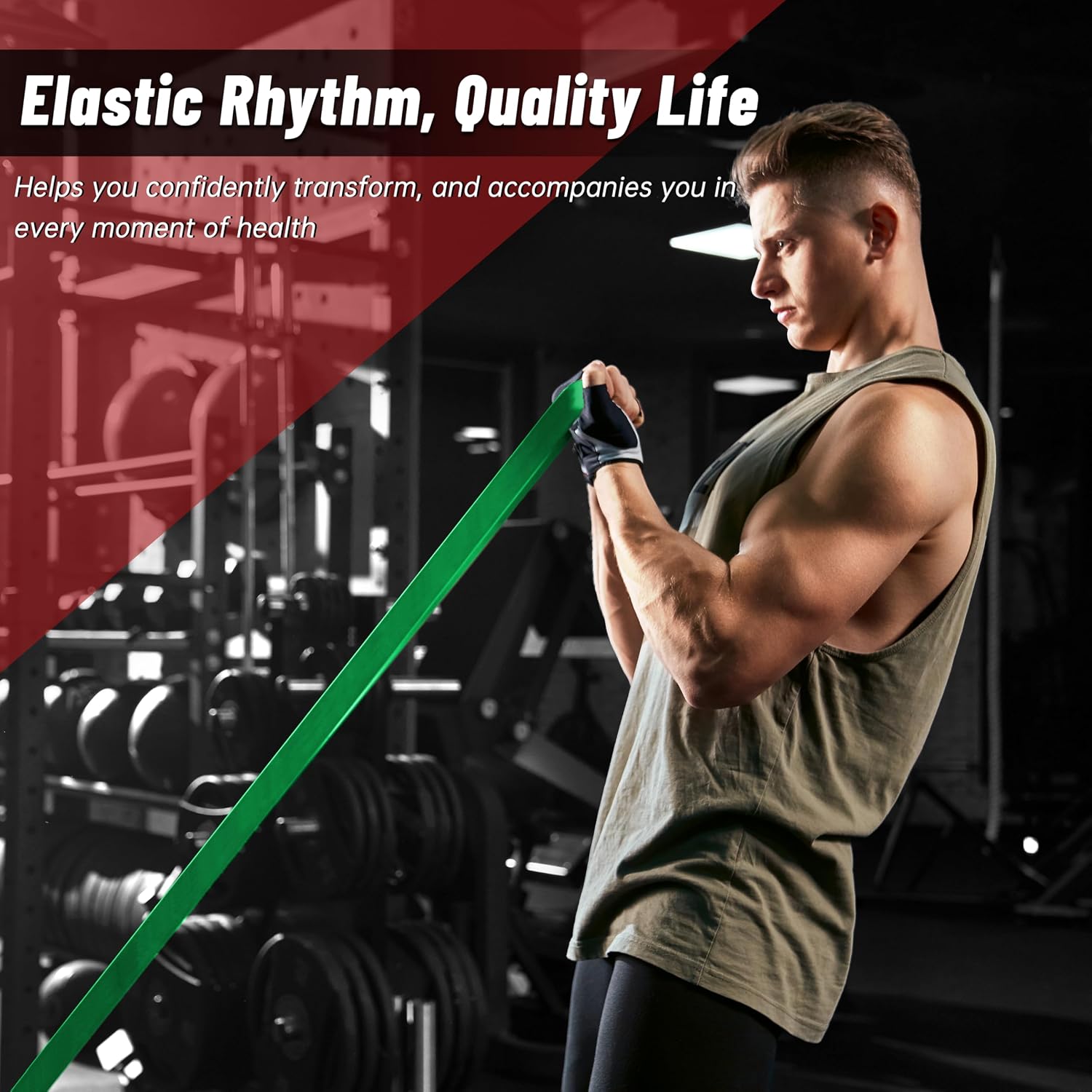 Detalle de Pull Up Assistance Bands – 5-Set Resistance Bands for Full-Body Training