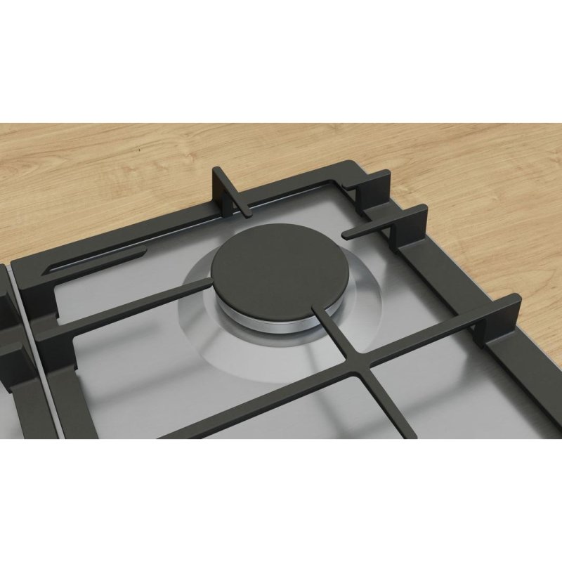 Detalle 2 de Encimera Bosch Serie 6 PCR9A5I90 gas 5 fuegos acero inoxidable FlameSelect