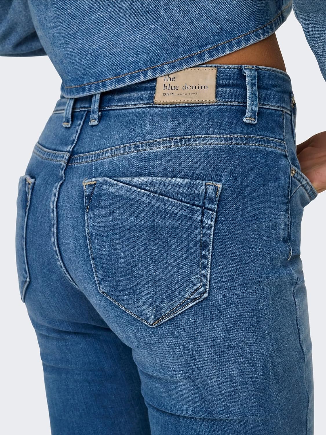 Detalle de ONLY Female Skinny Jeans ONLBLUSH – Mittlere Taille, Skinny Fit