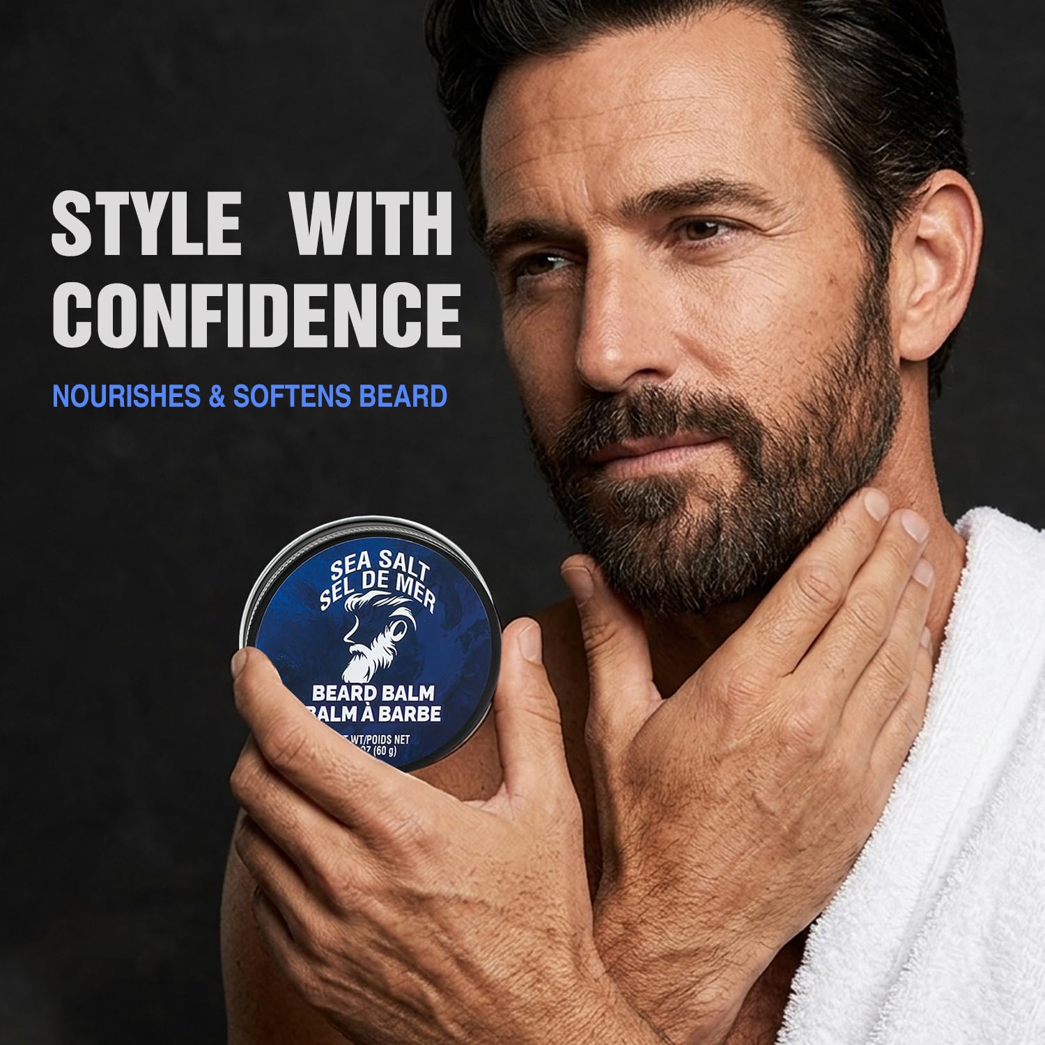 Detalle de Rinse & Robust Beard Care Kit, 6-Piece