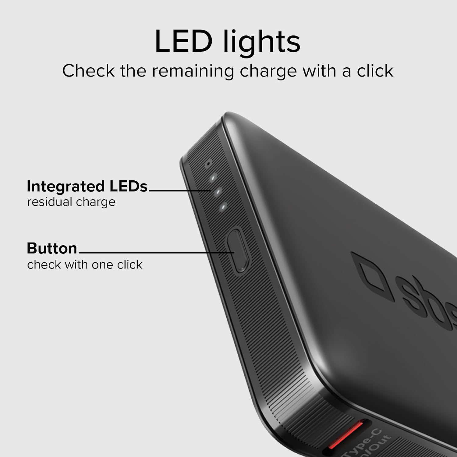 Thumbnail 5 de SBS NanoTube PowerBank HD 5000mAh USB-C
