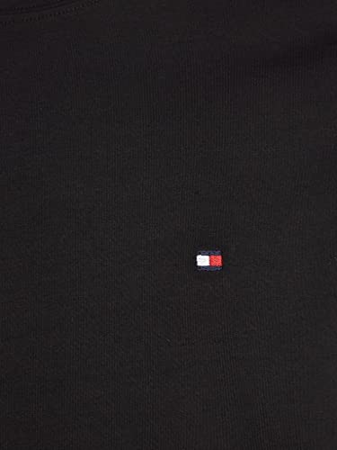 Detalle de Tommy Hilfiger Core Stretch Slim Fit Herren-T-Shirt, Schwarz, Baumwollstretch, Größe M