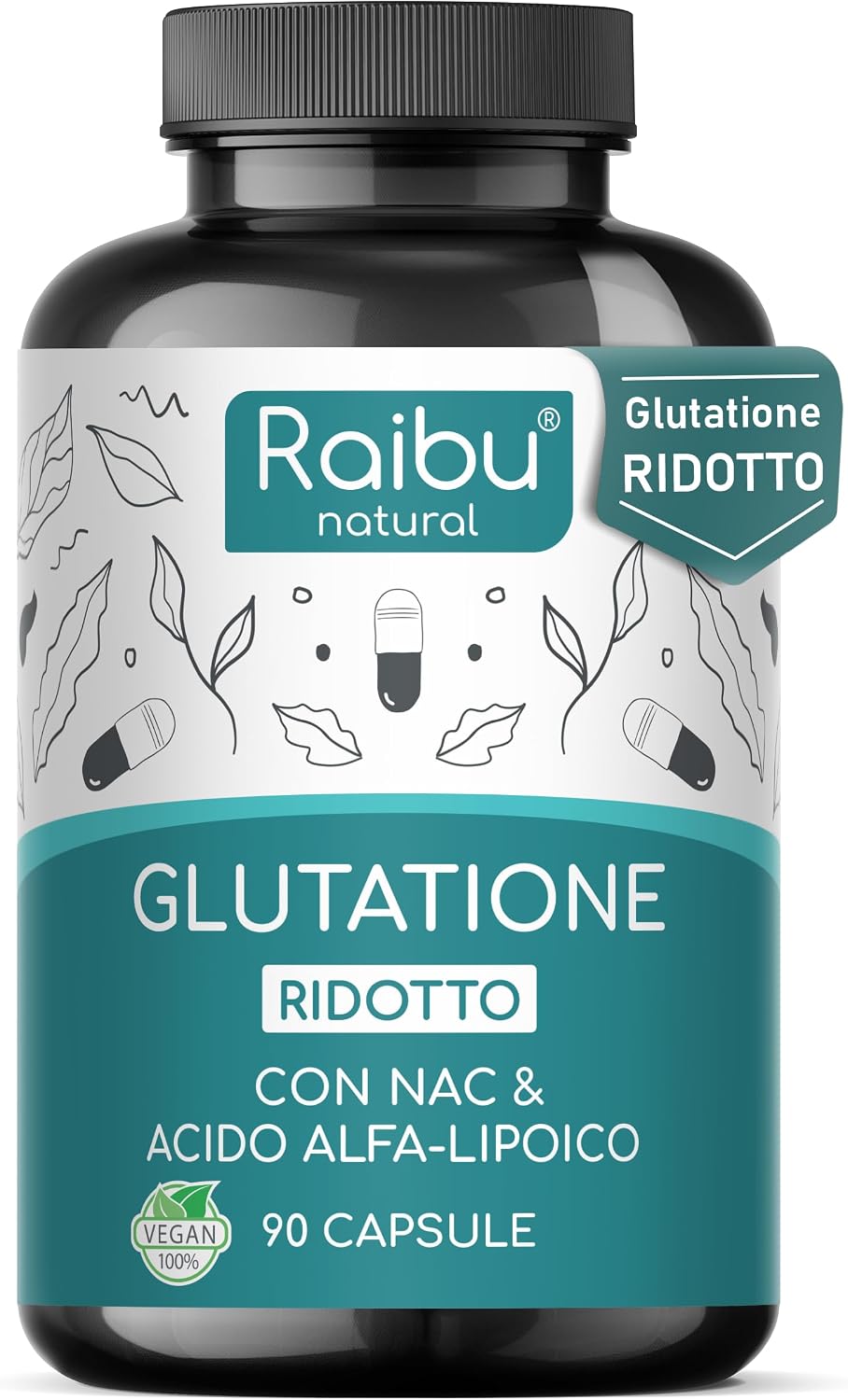 Detalle de Raibu Glutatione Forte Ridotto