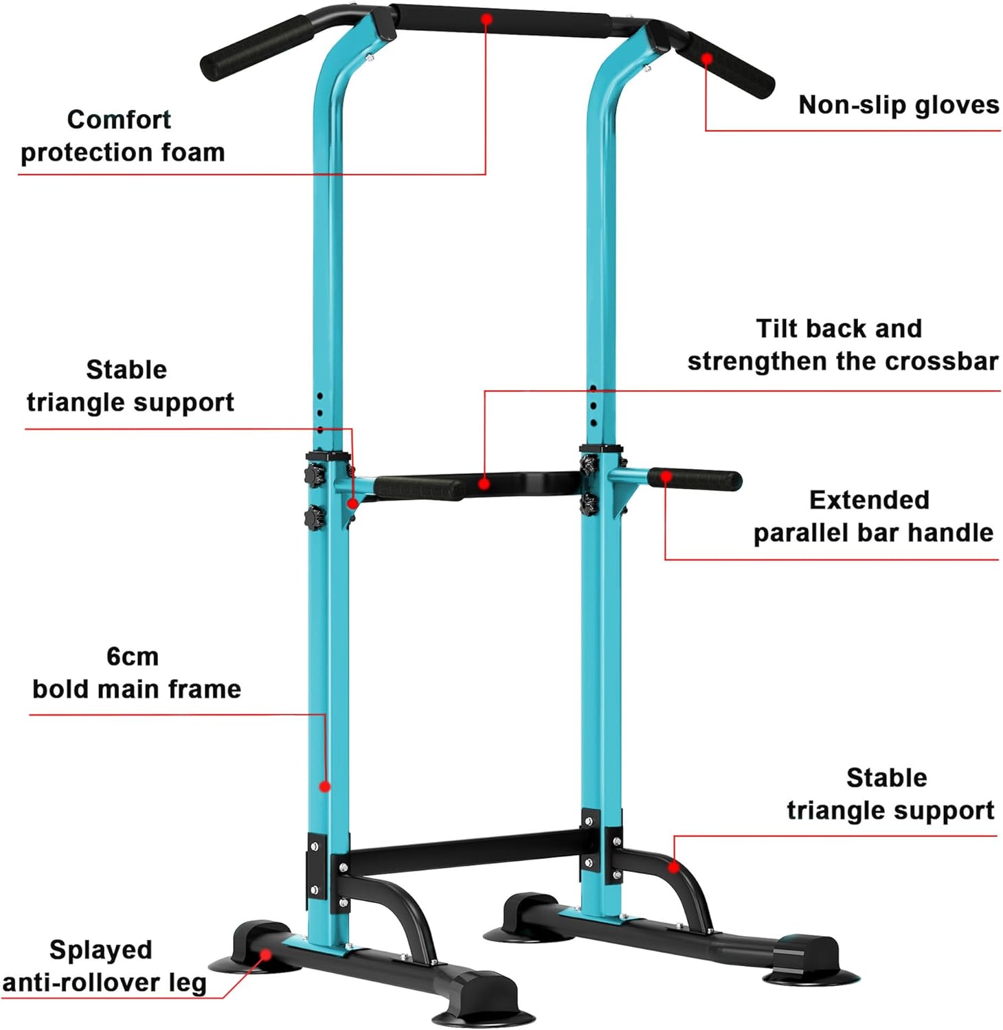 Detalle 2 de SogesHome Chaise Romaine Power Tower 150 kg 🏋
