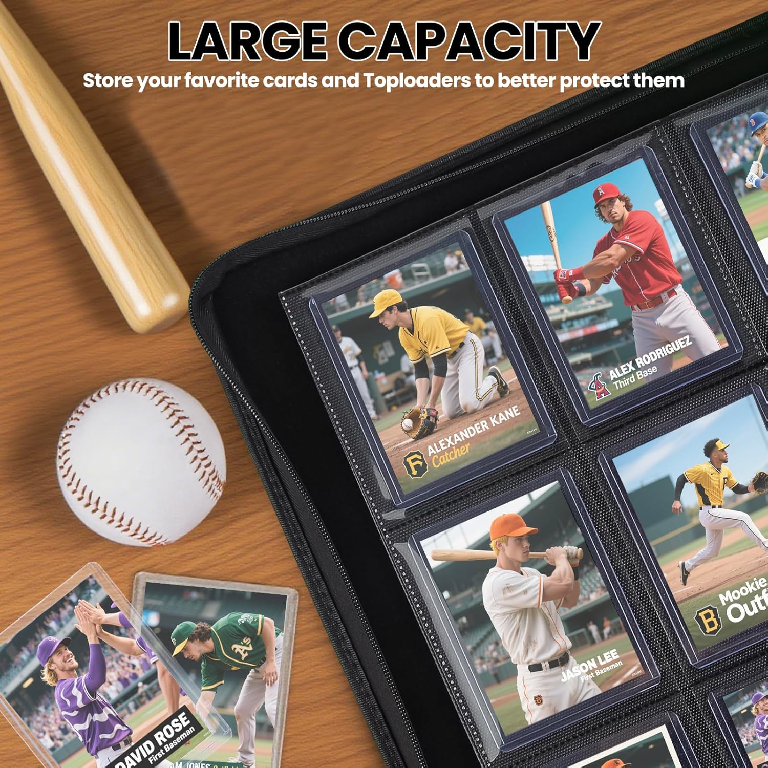 Thumbnail 4 de MIXPOET Top Loader Album für 252 Karten 📚