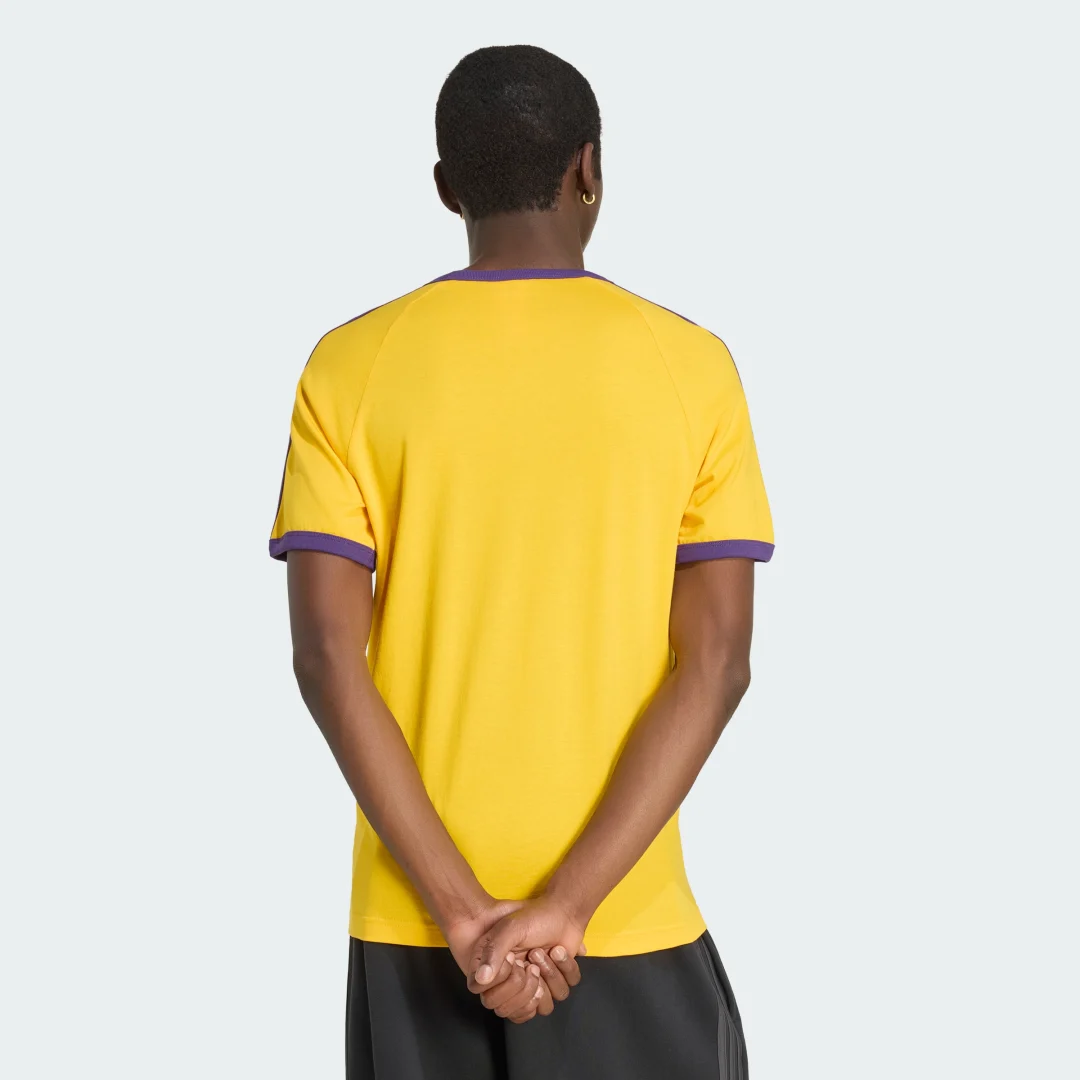 Thumbnail 1 de Camiseta 3-Stripes Slim Ringer de Adidas: color Amarillo