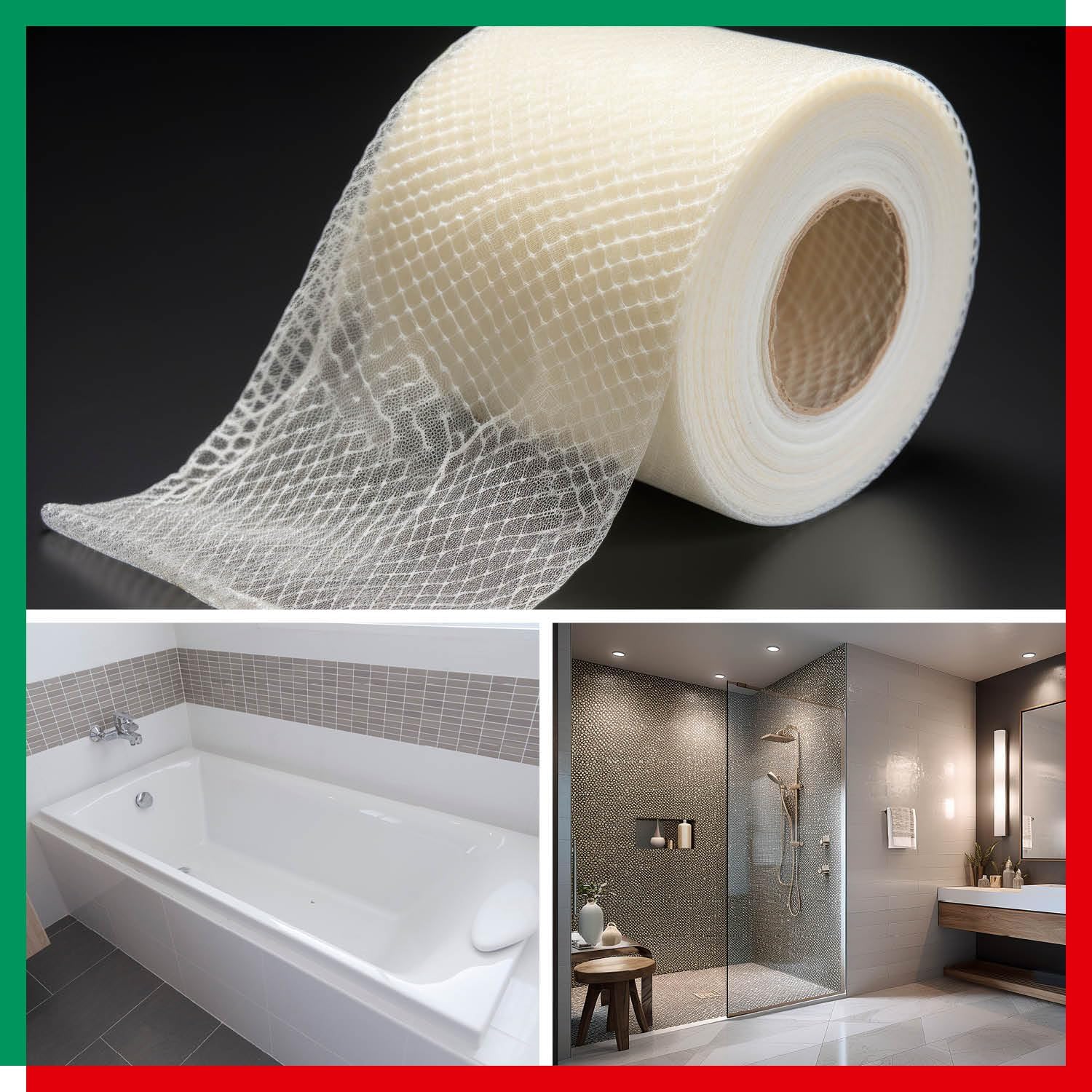 Thumbnail 4 de Parexlanko Bande d’armature – Blanc, 10 m, pour pontage des angles et des micro-fissures