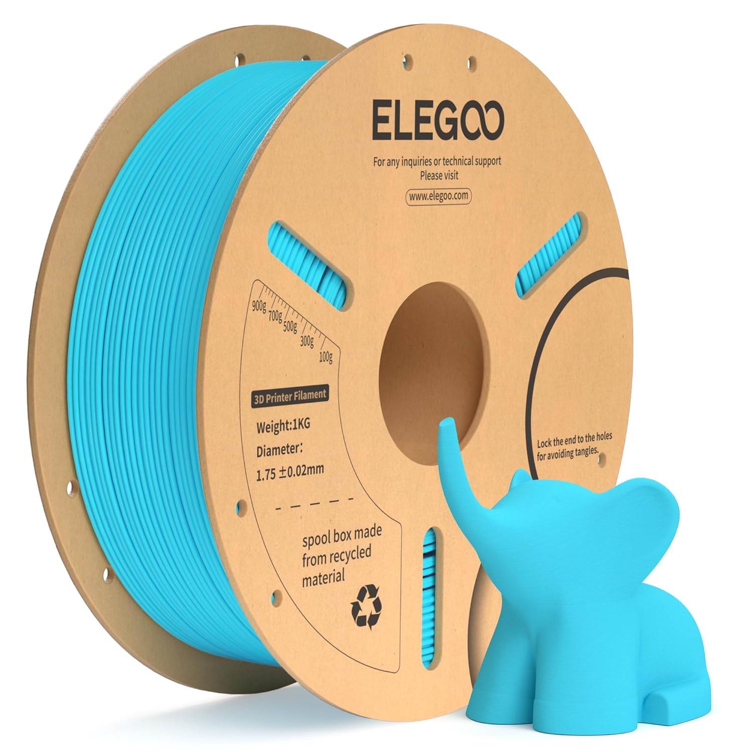 Thumbnail 6 de ELEGOO PLA+ Translucent 1.75mm 1kg filament 🧵