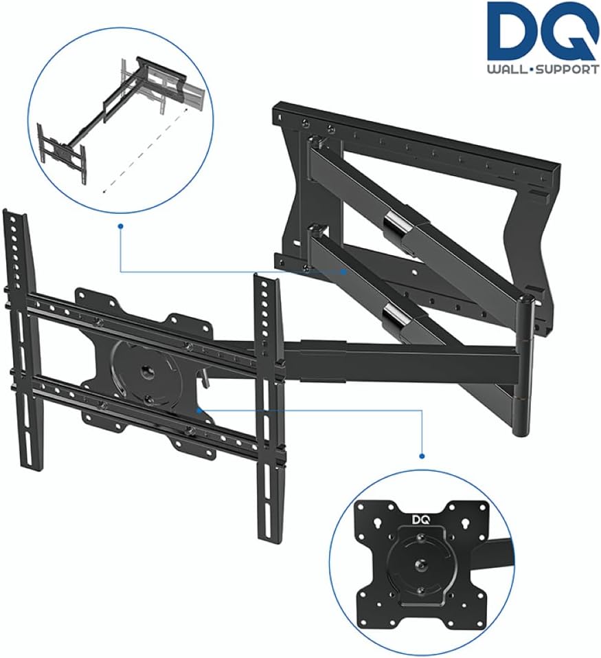 Thumbnail 1 de Supporto a parete per TV DQ Hercules FLEX, rotazione, 120 cm fino a 40 kg, VESA 400x400 mm