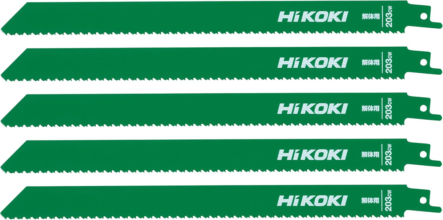 Detalle de HiKOKI 0037-7275 No.203CW 解体用セーバーソーブレード 250mm・10/14山