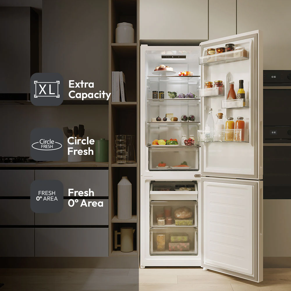 Thumbnail 3 de Candy CNCQ2T618EW frigorífico combi 1,85 m alto 🧊