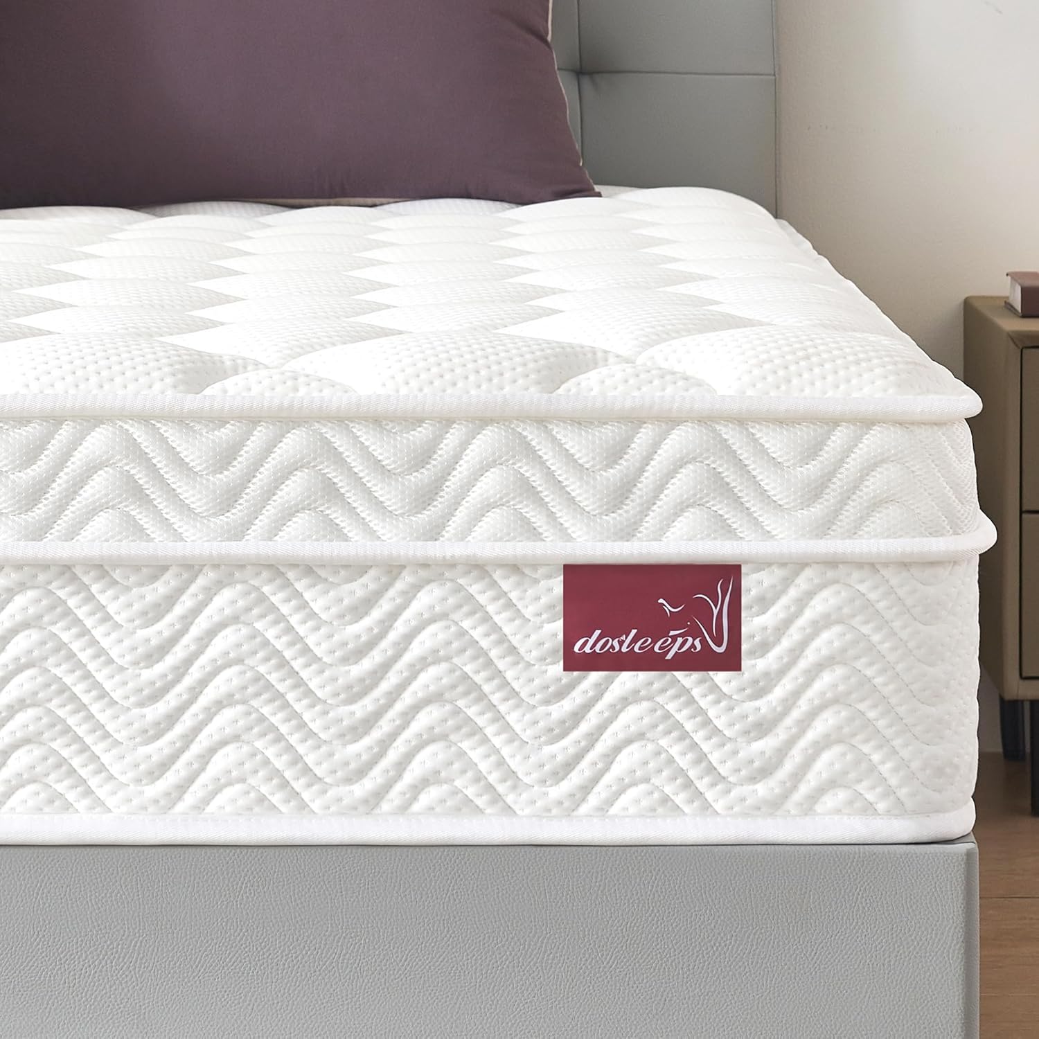 Thumbnail 6 de dosleeps King Size Mattress 5FT (150x200x27cm) – Extra Thick Memory Foam & Pocket Sprung, Medium Firm 9‑Zone Support
