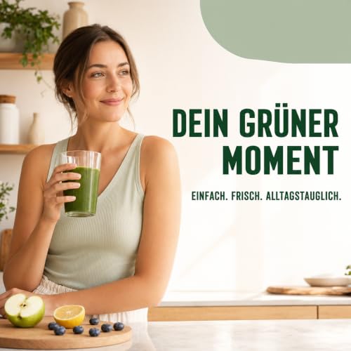 Thumbnail 7 de Grüne Entgiftungspulver, 200g von Jowenchii – veganes Superfood-Pulver mit Matcha, Gerstengras, Spirulina & Wildheidelbeere