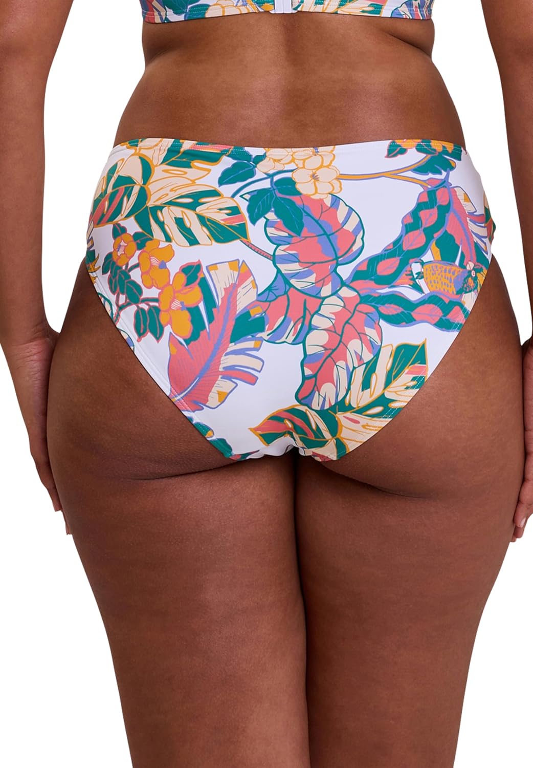 Thumbnail 1 de SANS COMPLEXE Fidji Bas de Bikini Femme – Slip de bain à couvrance moyenne, imprimé tropical