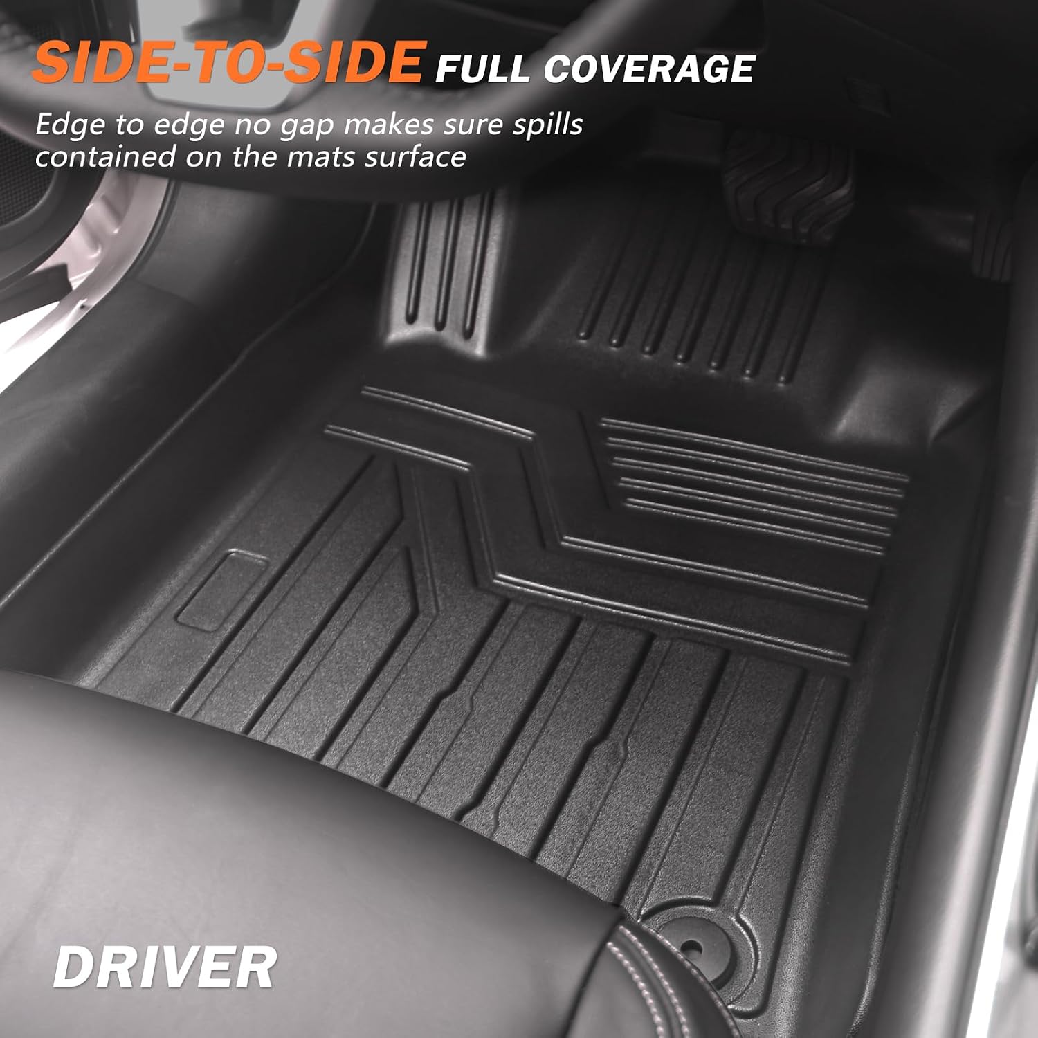 Thumbnail 2 de KUST Custom Fit Floor Mats for 2019-2026 Nissan Altima (All Models) — All-Weather TPE Mats, Front & Rear