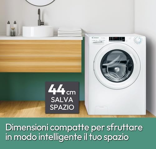 Detalle de Candy Smart Pro Inverter Lavatrice SLIM 7 Kg: lavaggi rapidi ed efficienza energetica al top