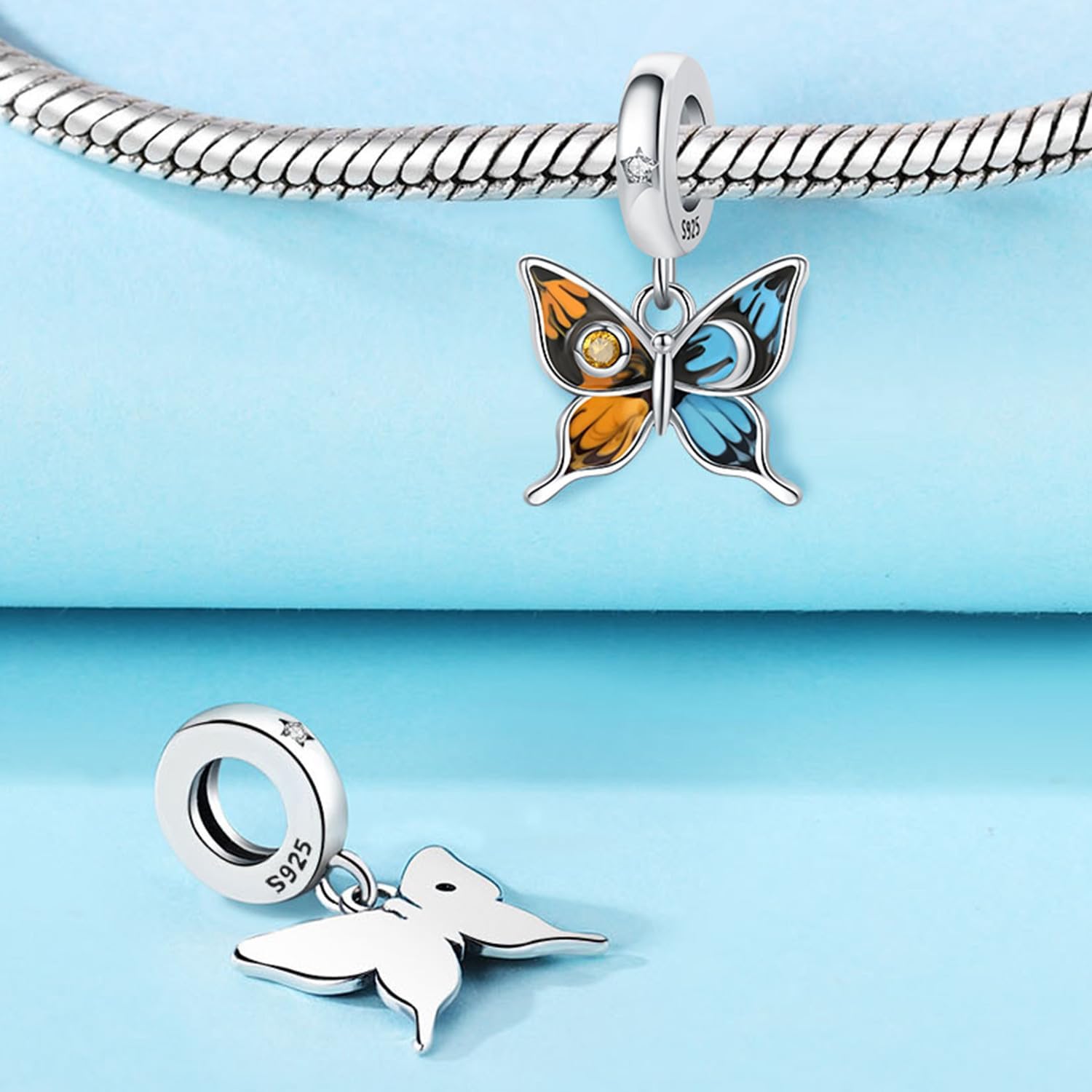 Detalle de PANPOKI Katze Hund Elefant 925 Sterling Silber 1,29 g