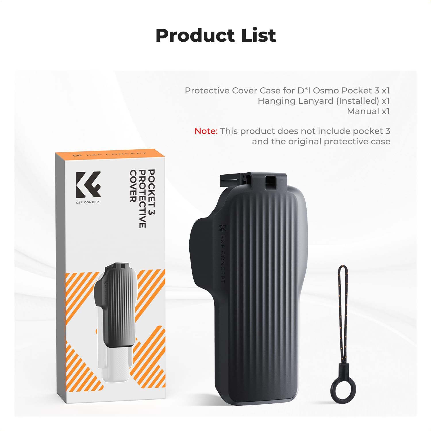 Thumbnail 6 de K&F CONCEPT Gimbal Lens Protective Cover for DJI Osmo Pocket 3