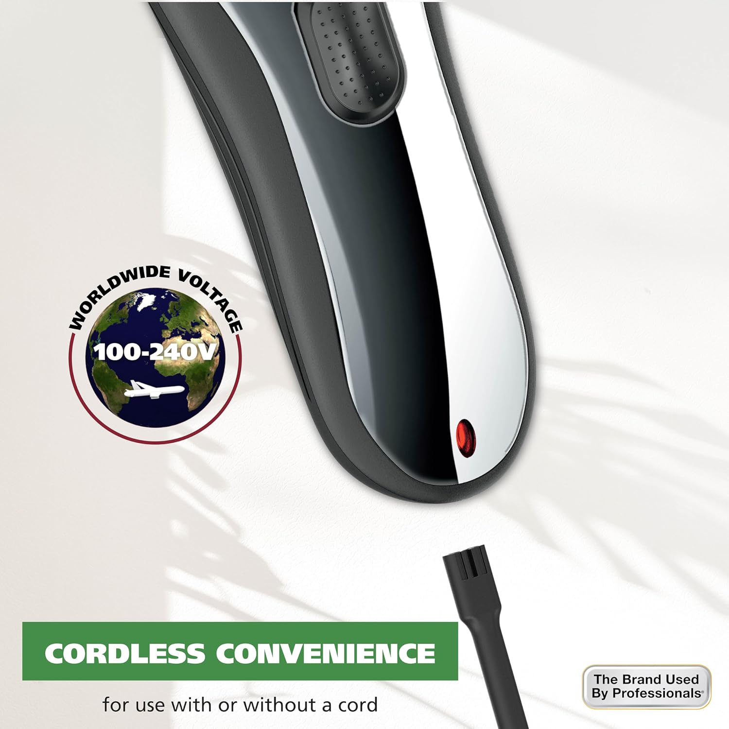 Detalle de Wahl 79434 Rechargeable Hair Clipper Kit, Cord/Cordless, 12 Guards