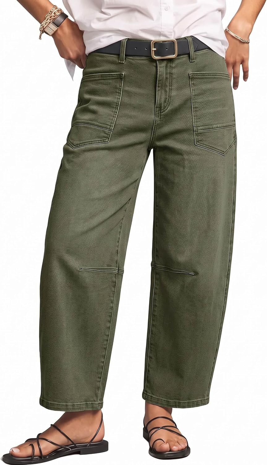 Detalle de Dokotoo Barrel Jeans in Stretch Denim