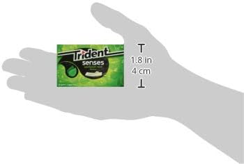 Thumbnail 3 de Trident Senses Spearmint 🍃 Chicles sin Azúcar, Pack de 12