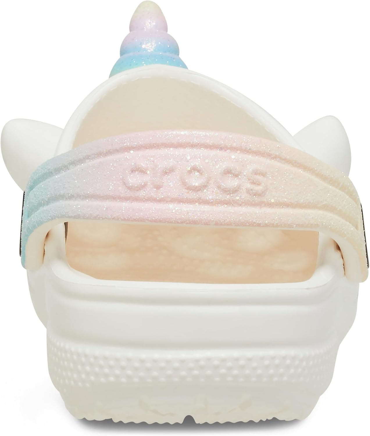 Thumbnail 3 de Crocs Unisex Kids Classic Rainbow Unicorn Clog with pivoting heel straps