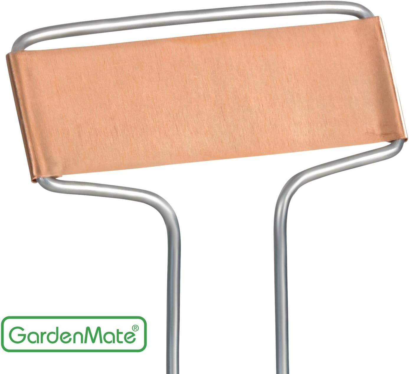Detalle de GardenMate Set di 25 Banner Etichette per Piante in Acciaio zincato e rame