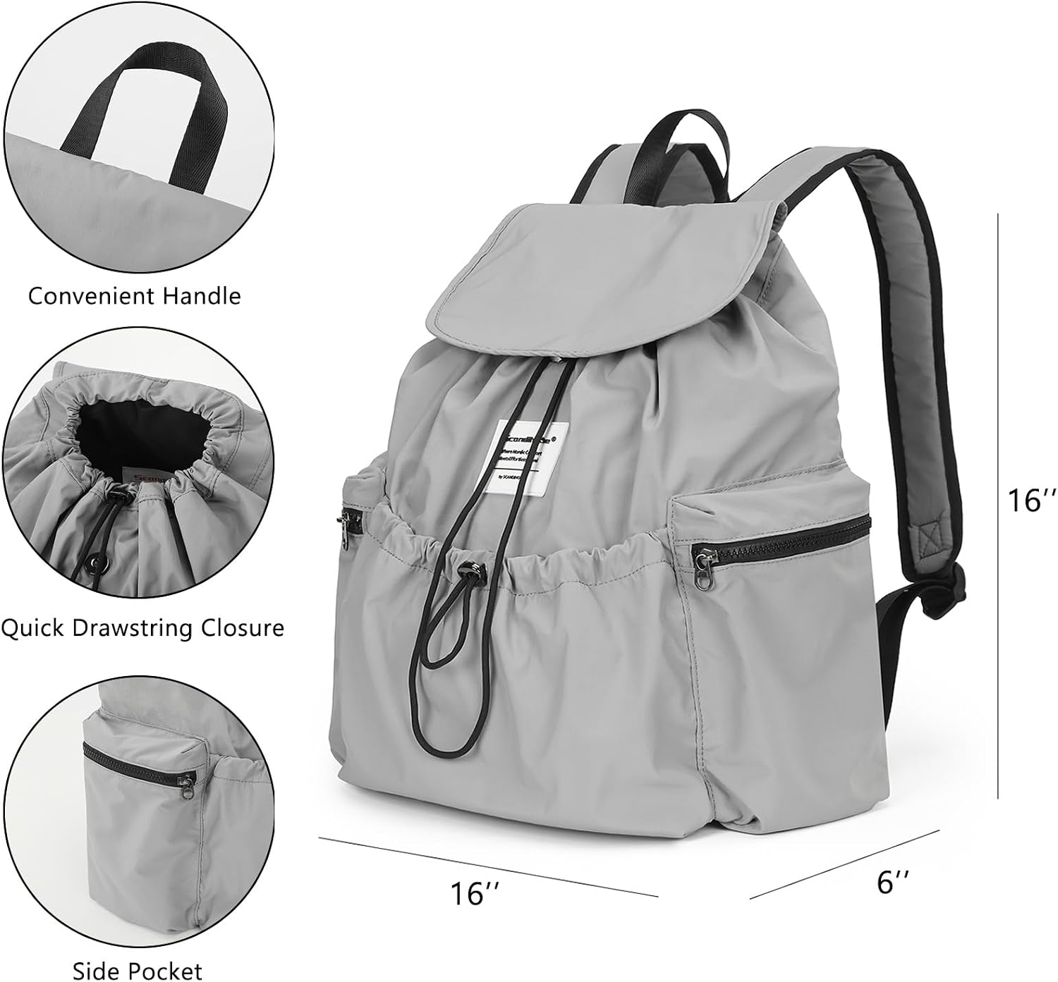 Thumbnail 2 de SEPWIK Travel Backpack Lightweight Carry-On