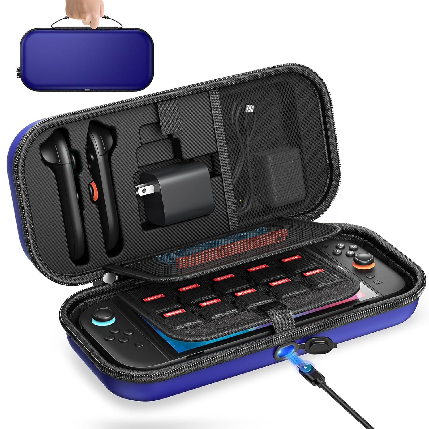 Thumbnail 5 de Auarte Carrying Case 22-Game Storage