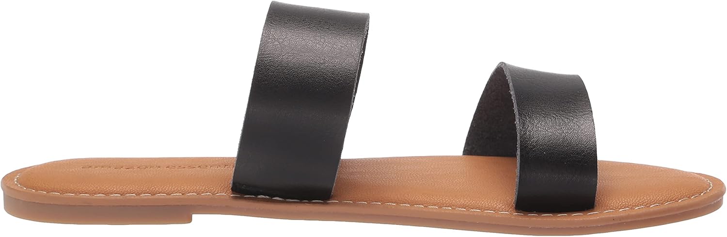 Detalle de Amazon Essentials Women's Two Band Slip On Open Toe Sandal