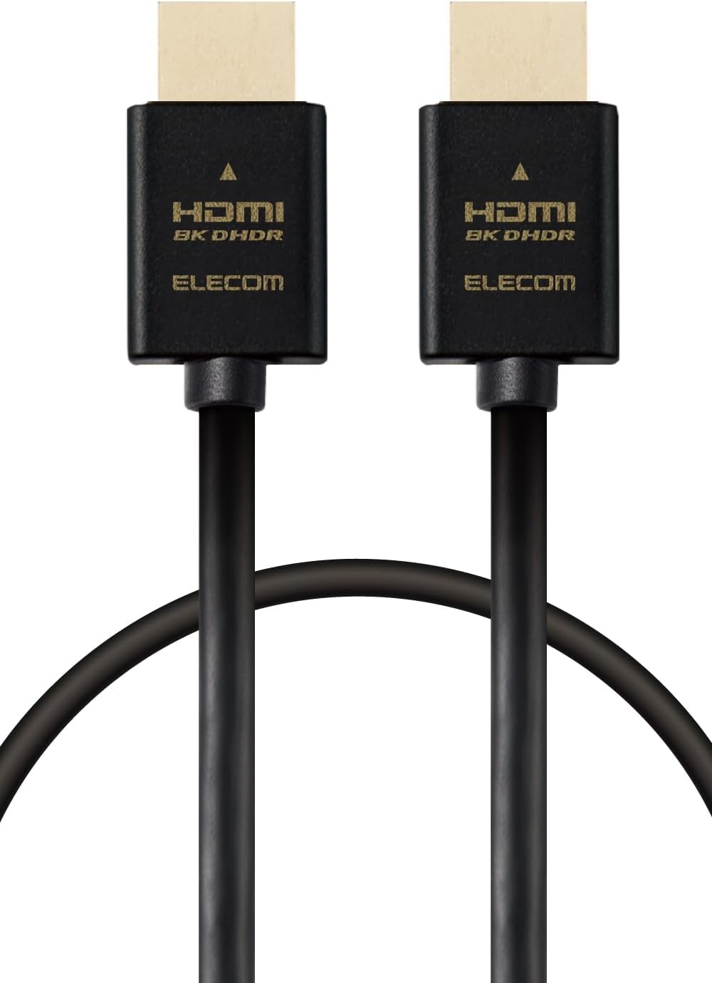 Detalle de エレコム ECDH-HD21E10BK HDMIケーブル 1m・8K/60Hz・48Gbps対応