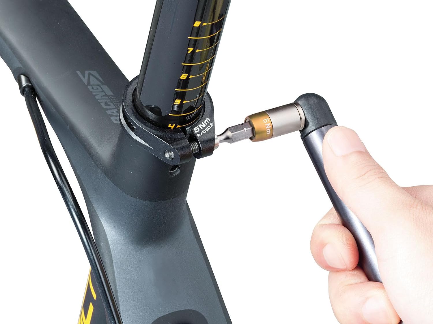 Thumbnail 3 de Topeak Nano TorqBar DX TT2570 momentsleutel, vooraf ingesteld op 4, 5 en 6 Nm