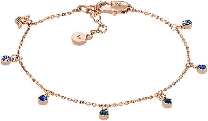 Thumbnail 6 de Emporio Armani Damenarmband aus Edelstahl oder Messing mit roségoldenem Karabinerverschluss