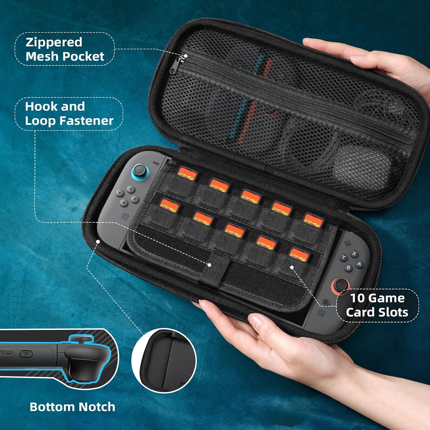 Thumbnail 4 de TiMOVO Carrying Case for Switch 2, 10 Slots
