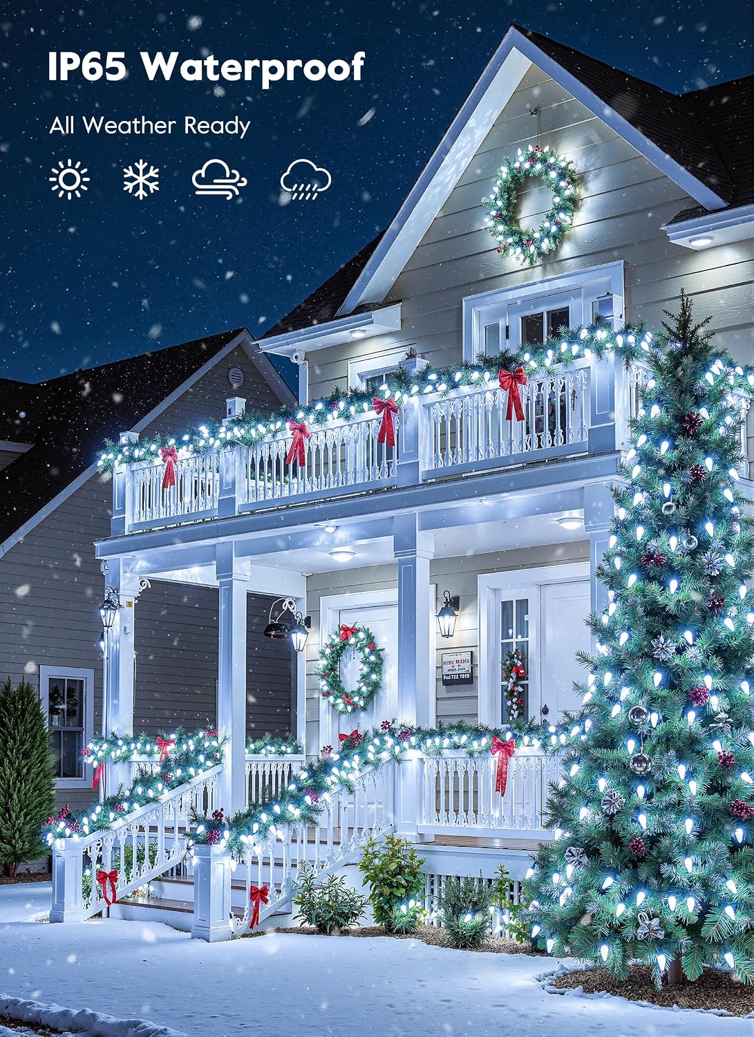 Detalle 2 de Brightown C9 Christmas Lights, 114 ft