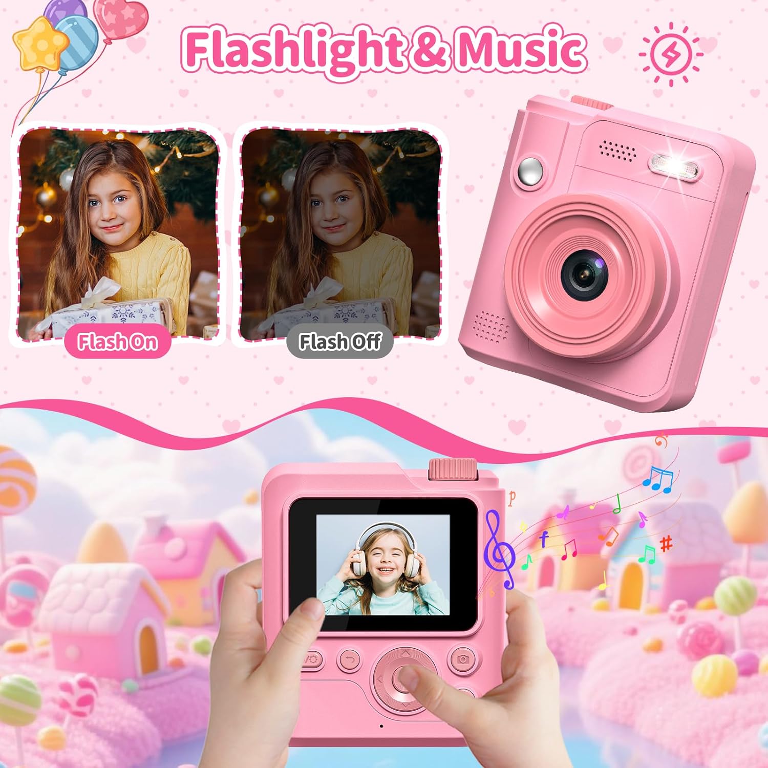 Thumbnail 5 de Gofunly Kids Camera 1080P instant print camera