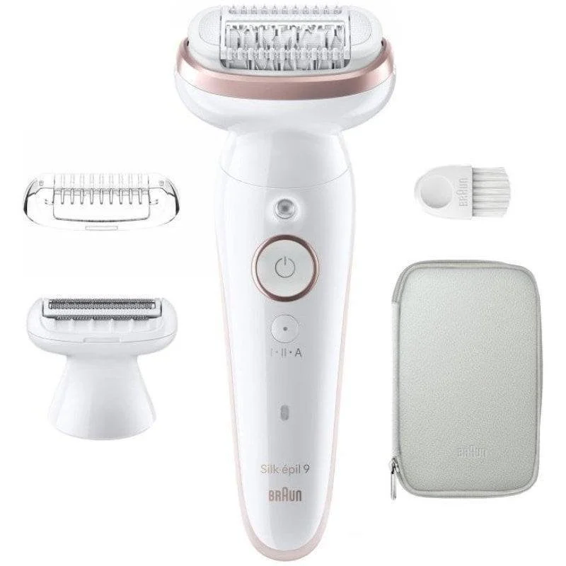 Detalle de Braun Silk-épil 9 Wet & Dry Depiladora eléctrica Blanco – ficha de compra