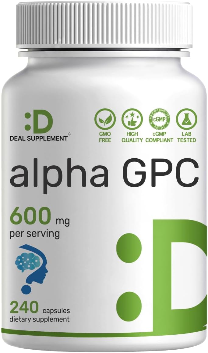 Detalle de DEAL SUPPLEMENT Alpha GPC Capsules, 600 mg