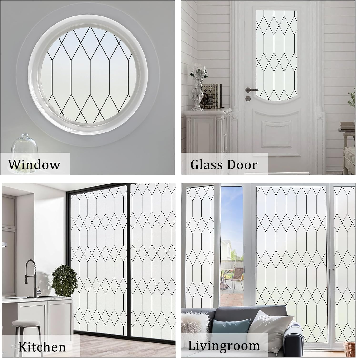 Detalle 2 de Coavas window privacy film, 45 x 300 cm