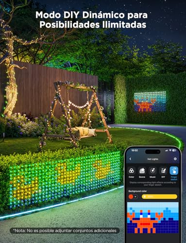 Thumbnail 2 de Govee RGBIC Net Lights 480 LEDs for bushes 🌳