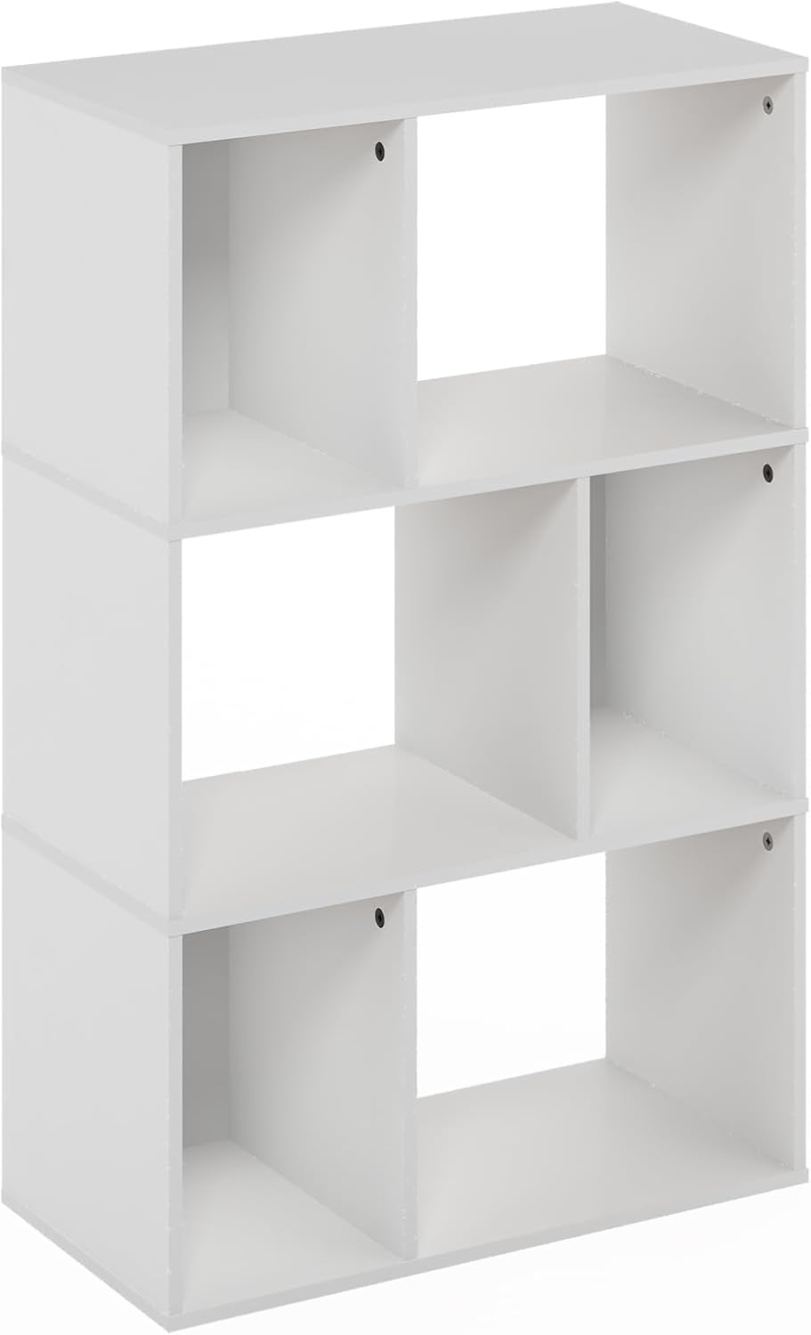 Thumbnail 4 de Furinno DALY Libreria 6 Cubi: organizer a cubi irregolari in bianco, ideale per soggiorno e ufficio