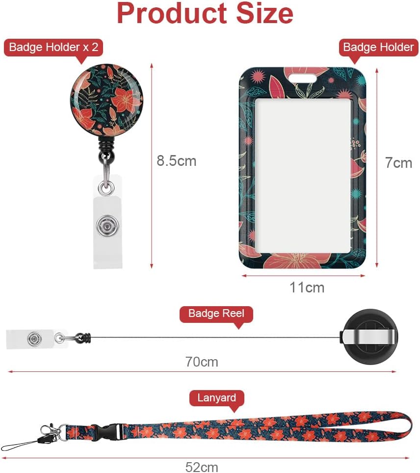 Detalle 2 de Vicloon Lanyard porta badge retrattile con cordino stampato