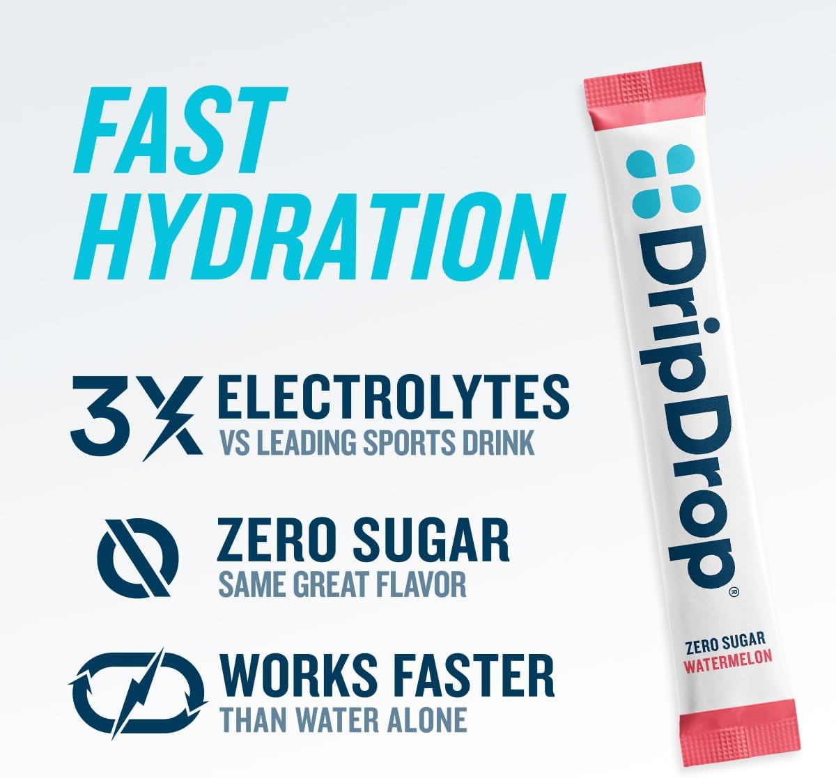 Detalle 2 de DripDrop Hydration Packets - Variety Zero Classic (Sugar-Free) Electrolyte Drink Mix
