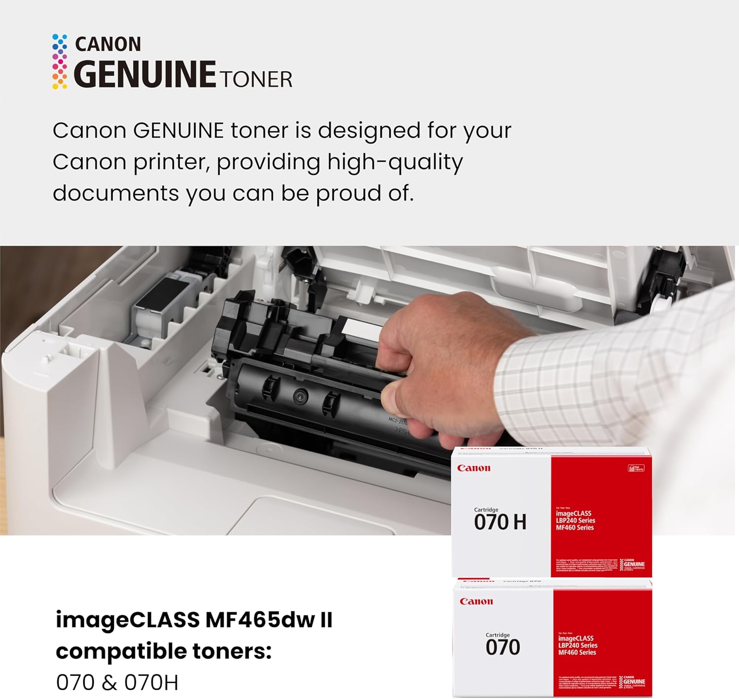Detalle de Canon monochrome laser printer MF465dw II