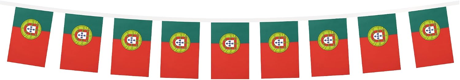 Thumbnail 4 de AZ FLAG Guirlande Drapeau Portugal avec 20 fanions 15x10 cm, 4 mètres